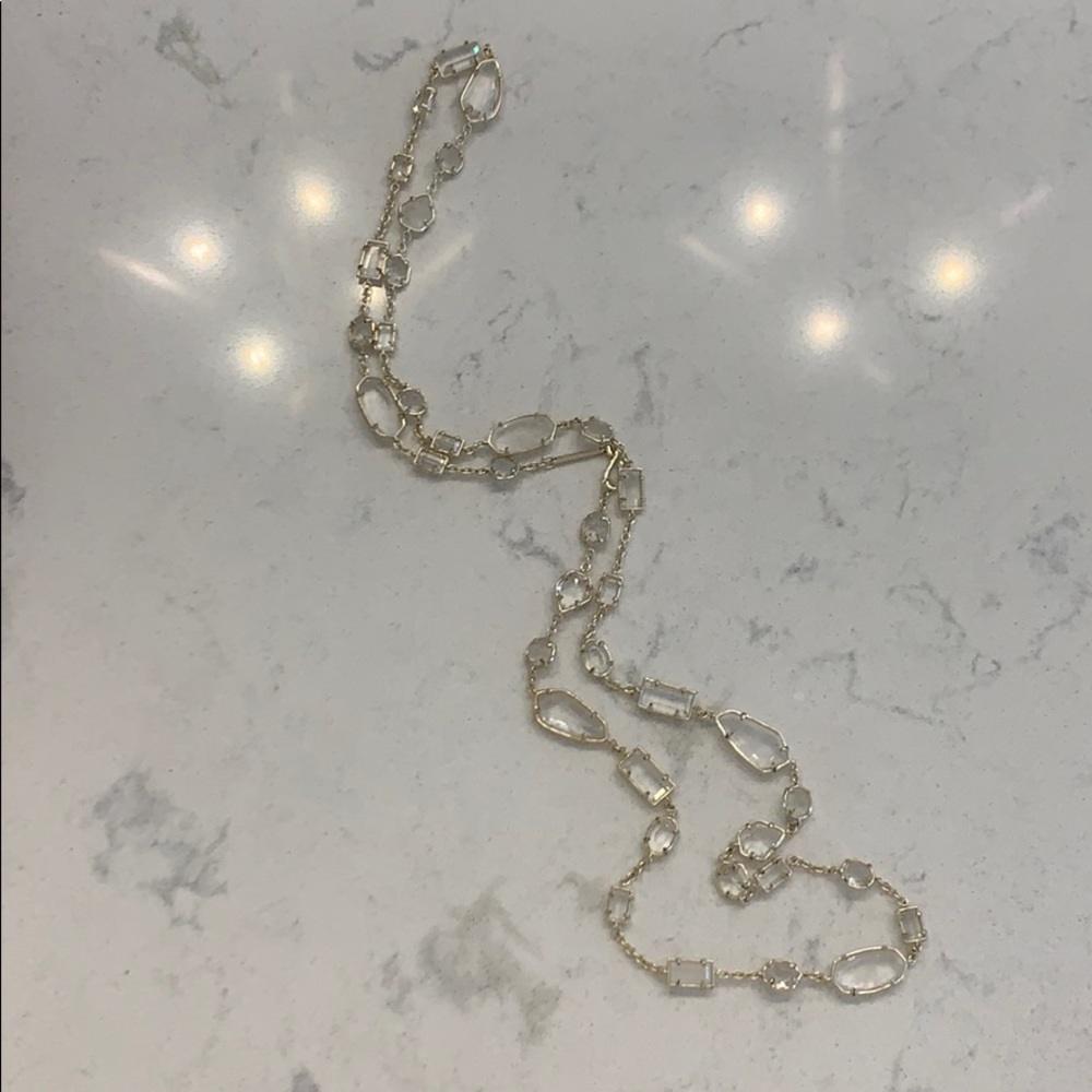 Kendra Scott Long Crystal Necklace